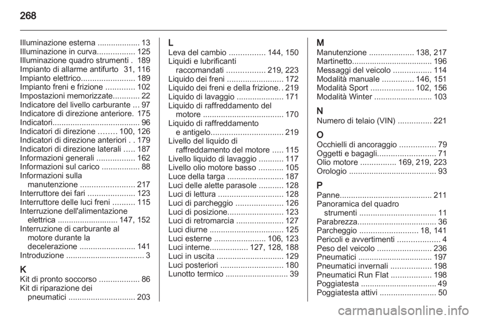 OPEL ASTRA H 2012  Manuale di uso e manutenzione (in Italian) 