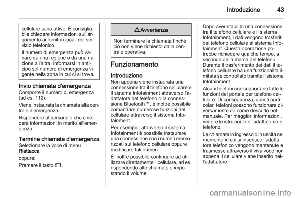 OPEL ASTRA H 2013  Manuale del sistema Infotainment (in Italian) 