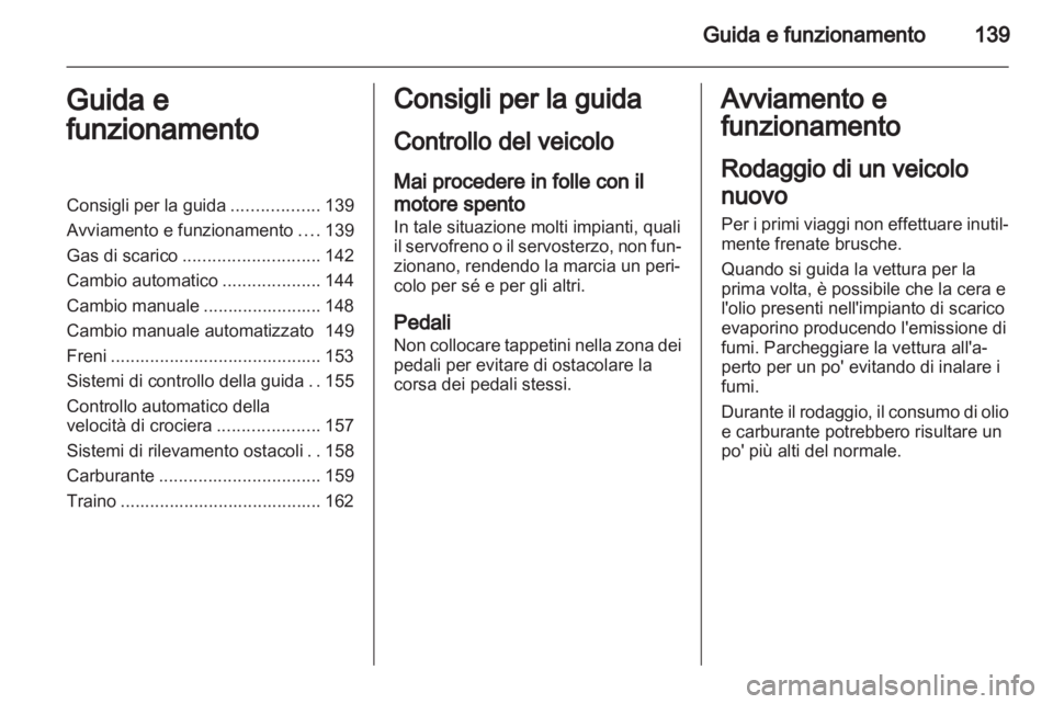 OPEL ASTRA H 2013  Manuale di uso e manutenzione (in Italian) 