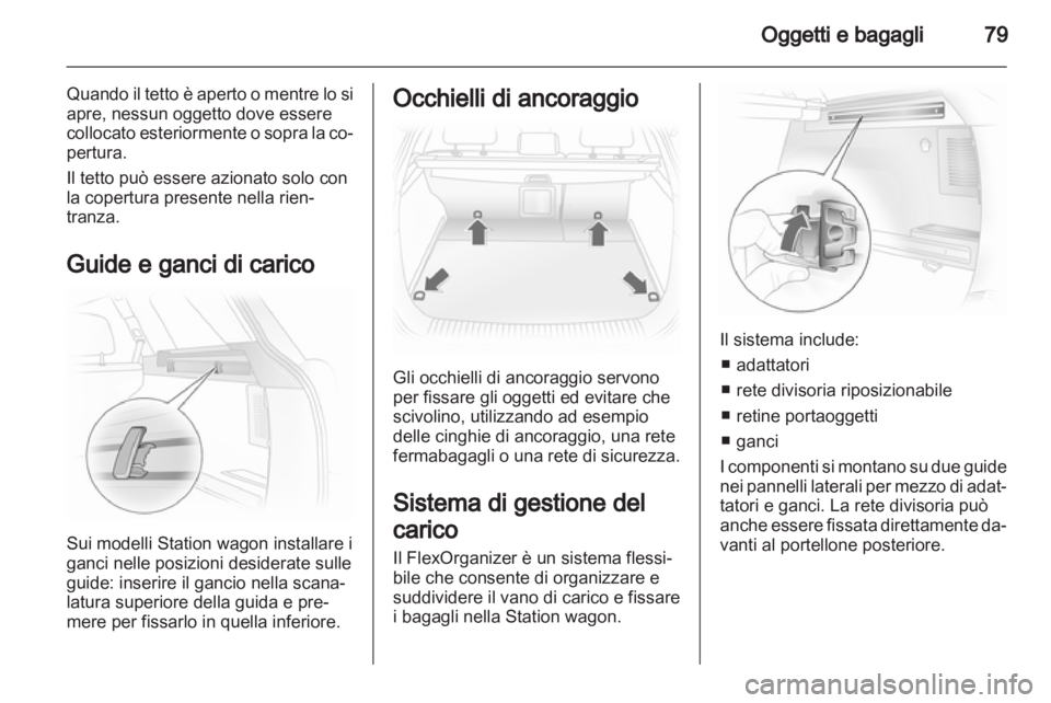 OPEL ASTRA H 2013  Manuale di uso e manutenzione (in Italian) 