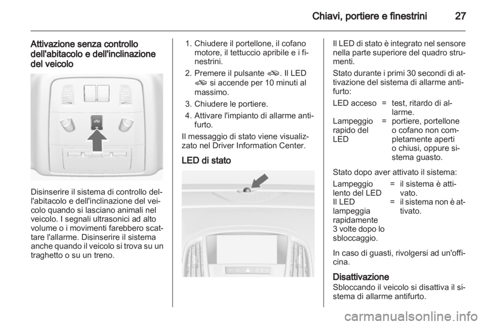 OPEL ASTRA J 2010.5  Manuale di uso e manutenzione (in Italian) 