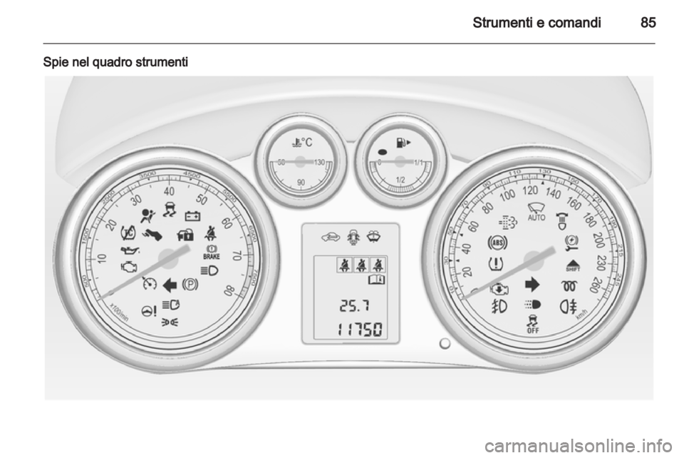 OPEL ASTRA J 2010.5  Manuale di uso e manutenzione (in Italian) 
