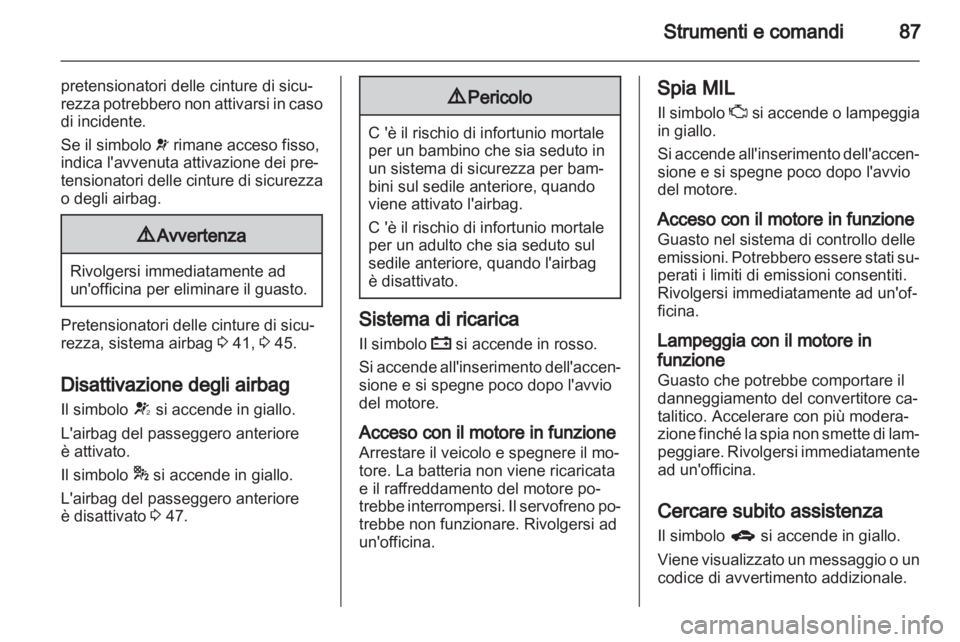 OPEL ASTRA J 2010.5  Manuale di uso e manutenzione (in Italian) 