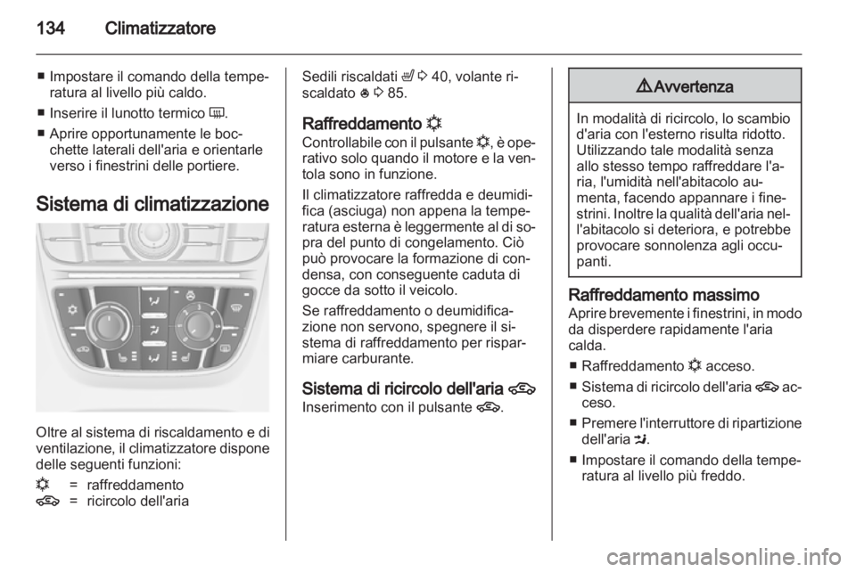 OPEL ASTRA J 2011  Manuale di uso e manutenzione (in Italian) 