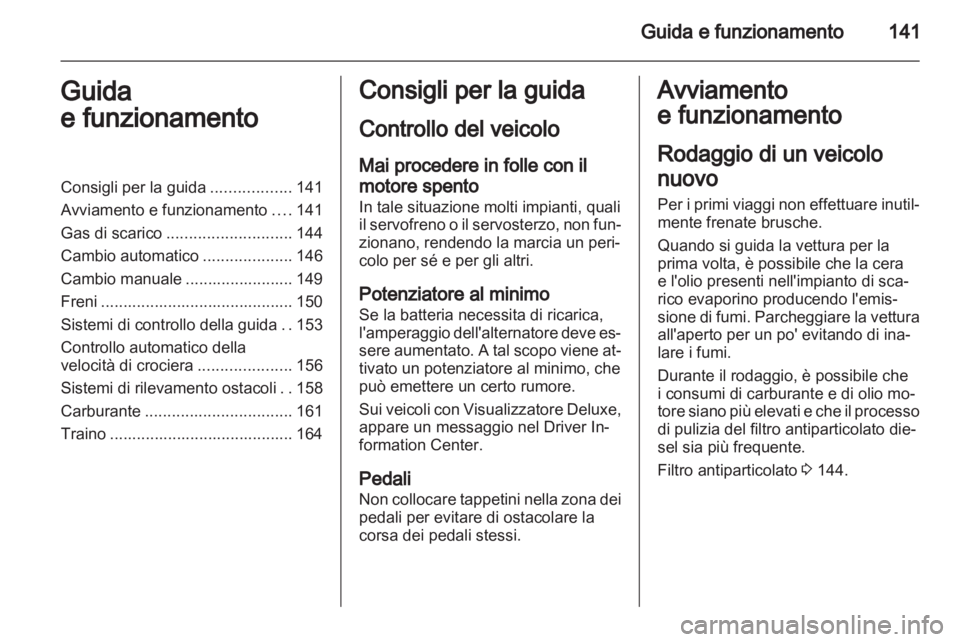 OPEL ASTRA J 2011  Manuale di uso e manutenzione (in Italian) 