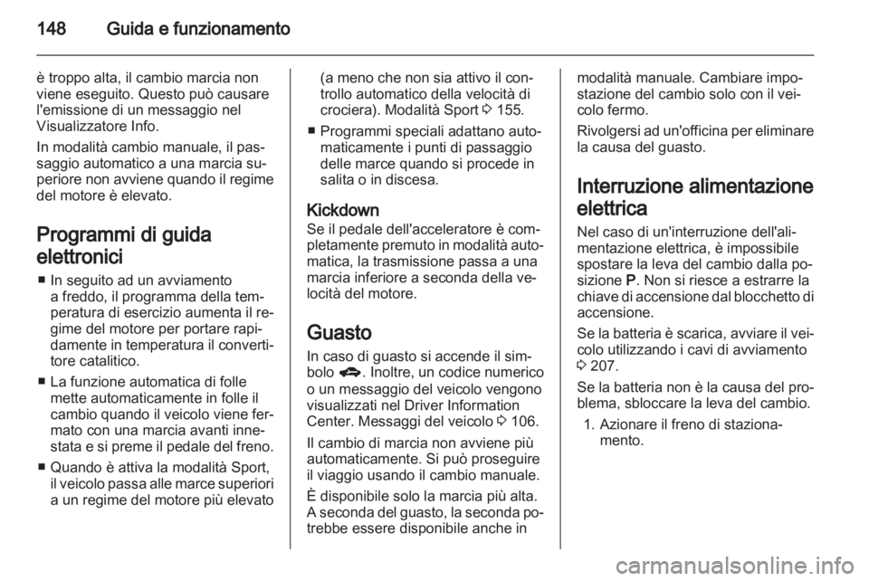 OPEL ASTRA J 2011  Manuale di uso e manutenzione (in Italian) 