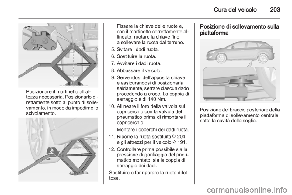 OPEL ASTRA J 2011  Manuale di uso e manutenzione (in Italian) 
