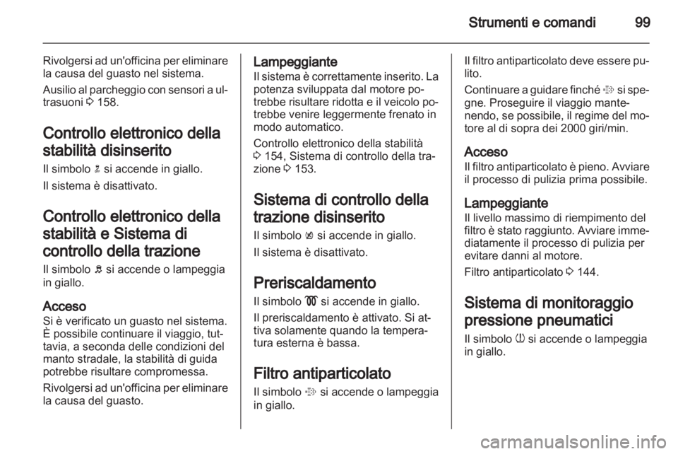 OPEL ASTRA J 2011  Manuale di uso e manutenzione (in Italian) 