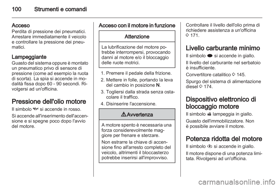 OPEL ASTRA J 2011  Manuale di uso e manutenzione (in Italian) 