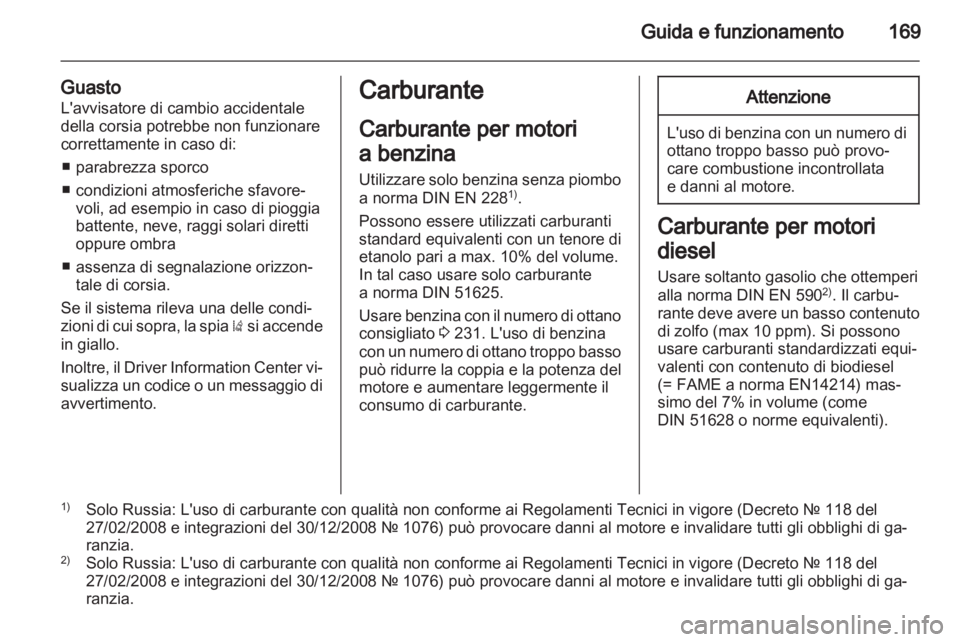 OPEL ASTRA J 2011.5  Manuale di uso e manutenzione (in Italian) 