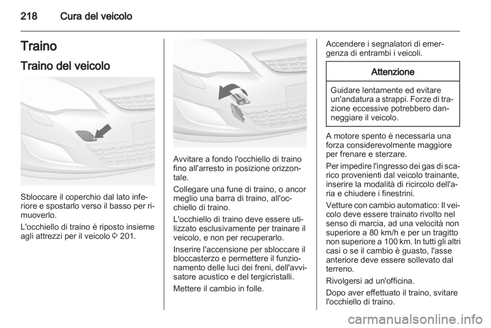 OPEL ASTRA J 2011.5  Manuale di uso e manutenzione (in Italian) 