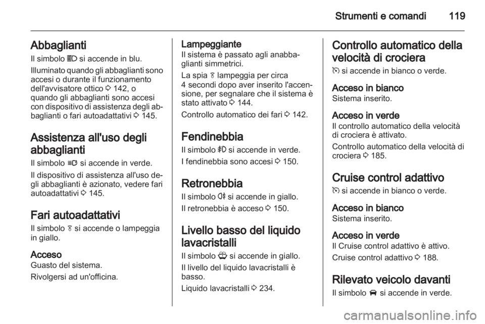 OPEL ASTRA J 2013  Manuale di uso e manutenzione (in Italian) 