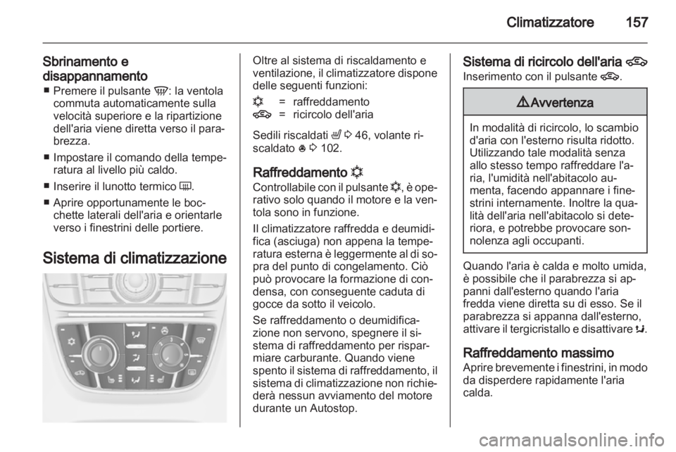 OPEL ASTRA J 2013  Manuale di uso e manutenzione (in Italian) 