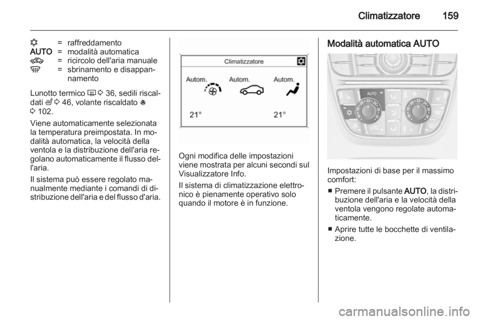 OPEL ASTRA J 2013  Manuale di uso e manutenzione (in Italian) 