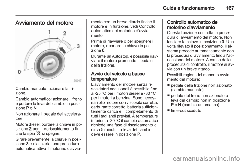 OPEL ASTRA J 2013  Manuale di uso e manutenzione (in Italian) 