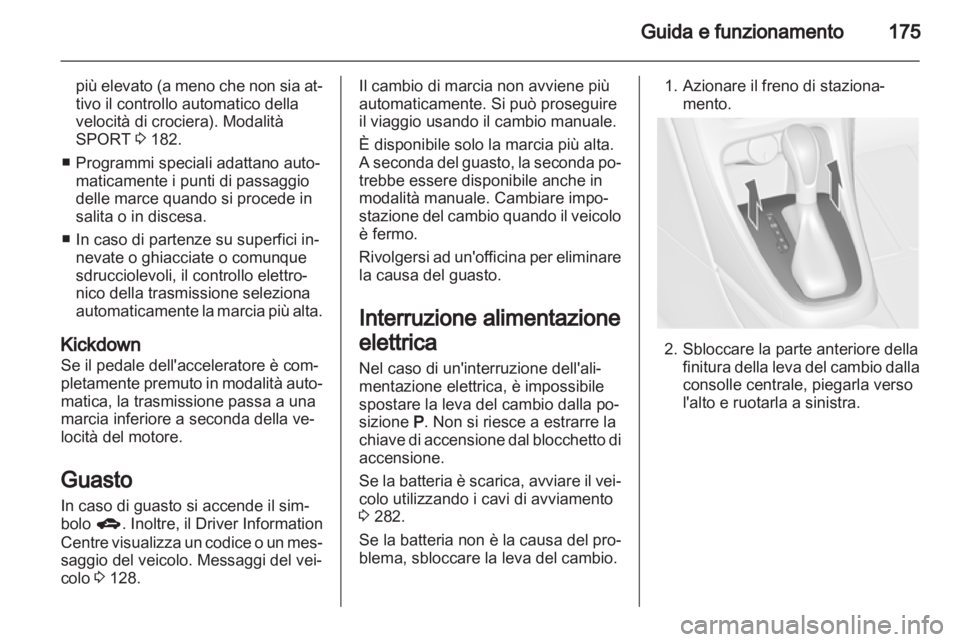 OPEL ASTRA J 2013  Manuale di uso e manutenzione (in Italian) 