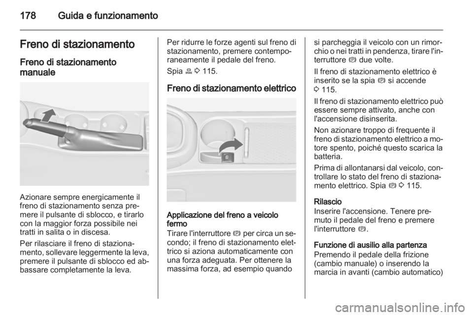 OPEL ASTRA J 2013  Manuale di uso e manutenzione (in Italian) 