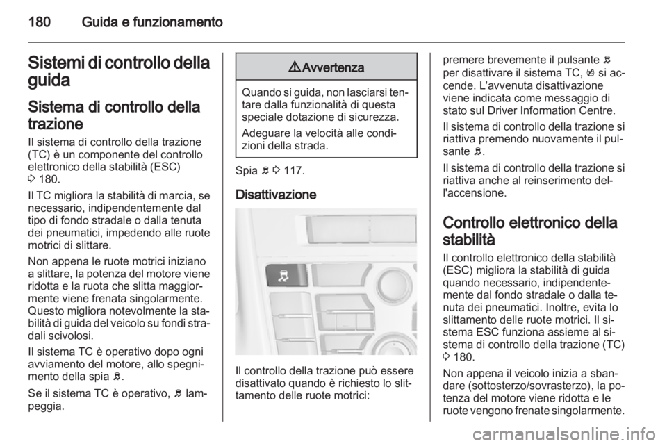 OPEL ASTRA J 2013  Manuale di uso e manutenzione (in Italian) 