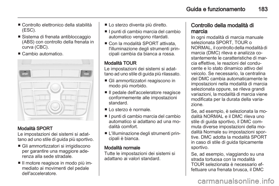 OPEL ASTRA J 2013  Manuale di uso e manutenzione (in Italian) 
