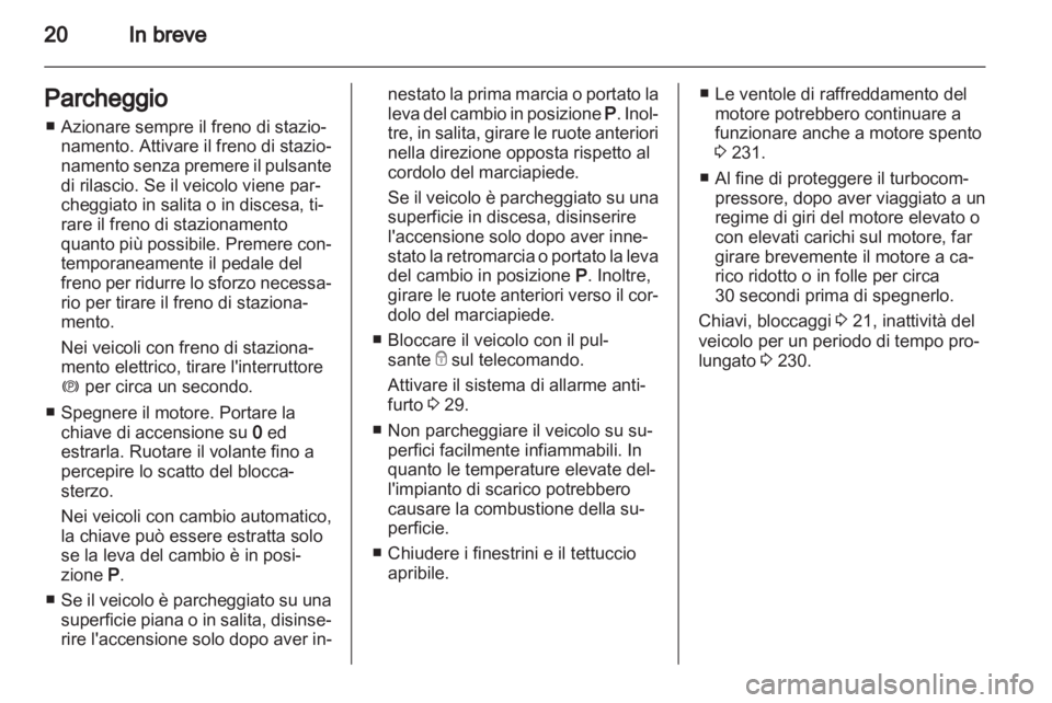 OPEL ASTRA J 2013  Manuale di uso e manutenzione (in Italian) 