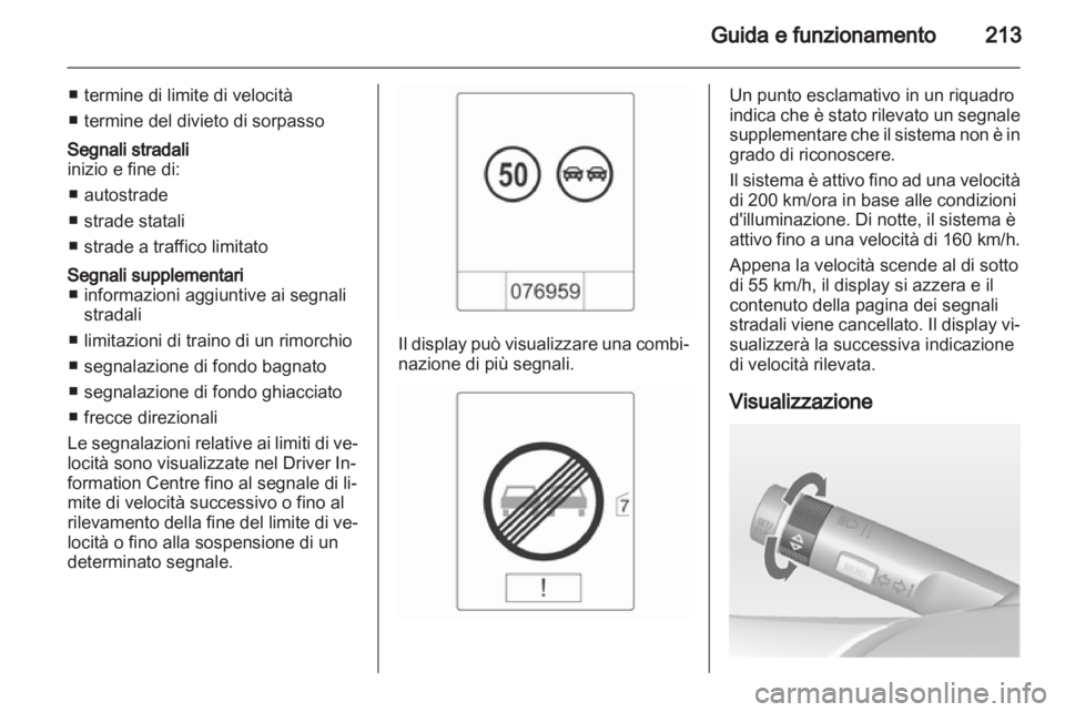 OPEL ASTRA J 2013  Manuale di uso e manutenzione (in Italian) 