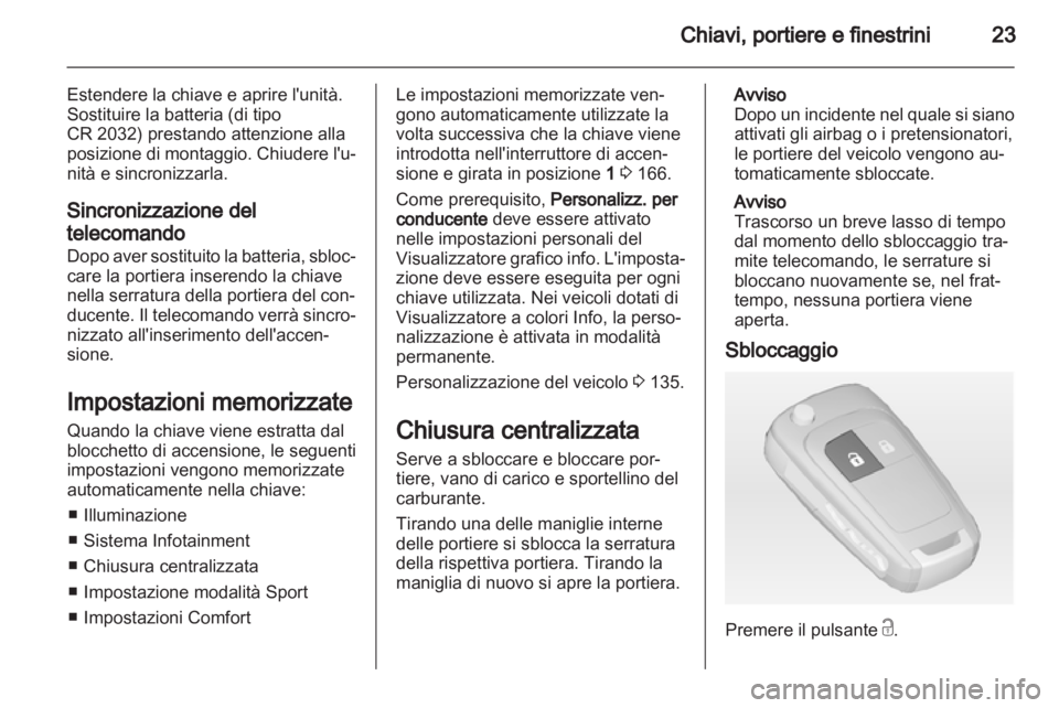 OPEL ASTRA J 2013  Manuale di uso e manutenzione (in Italian) 