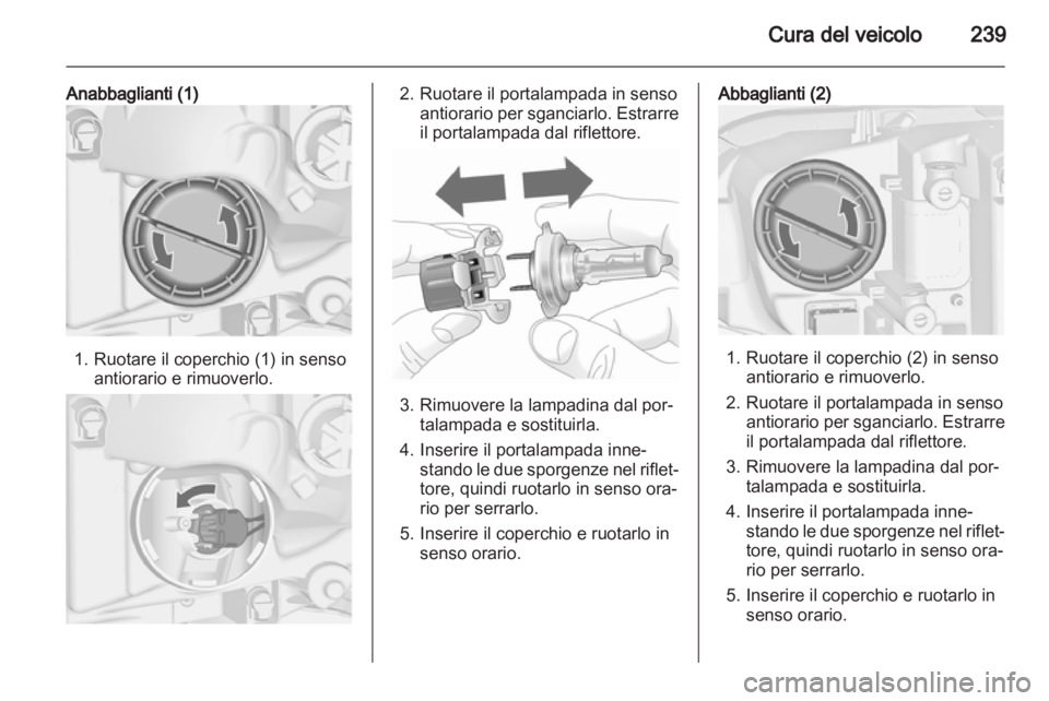 OPEL ASTRA J 2013  Manuale di uso e manutenzione (in Italian) 
