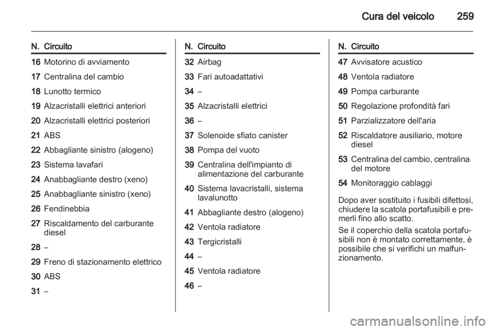 OPEL ASTRA J 2013  Manuale di uso e manutenzione (in Italian) 