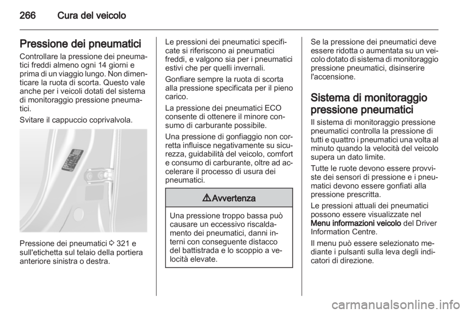 OPEL ASTRA J 2013  Manuale di uso e manutenzione (in Italian) 