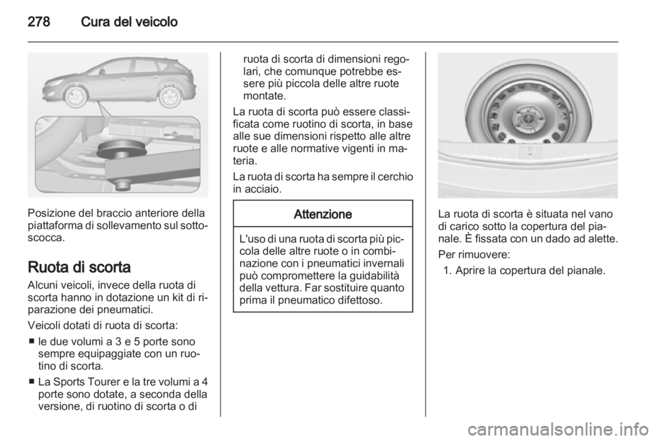 OPEL ASTRA J 2013  Manuale di uso e manutenzione (in Italian) 