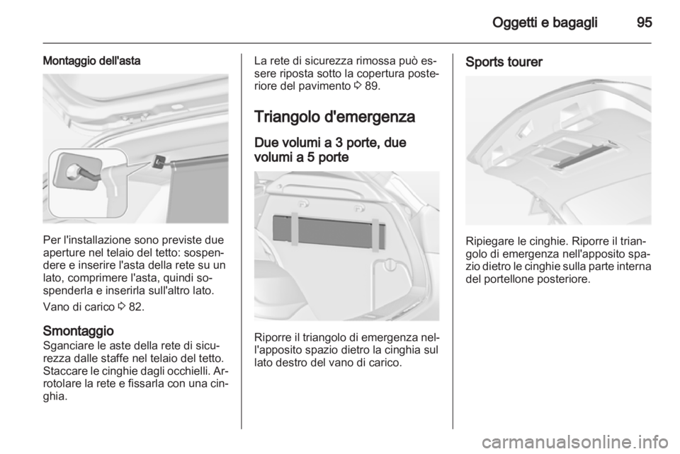 OPEL ASTRA J 2013  Manuale di uso e manutenzione (in Italian) 