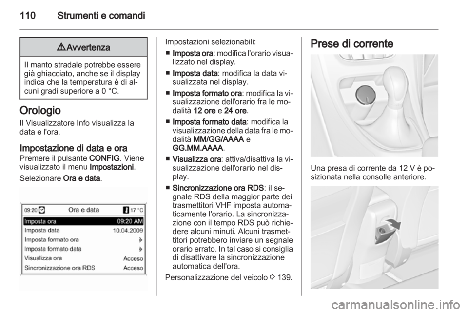 OPEL ASTRA J 2013.5  Manuale di uso e manutenzione (in Italian) 