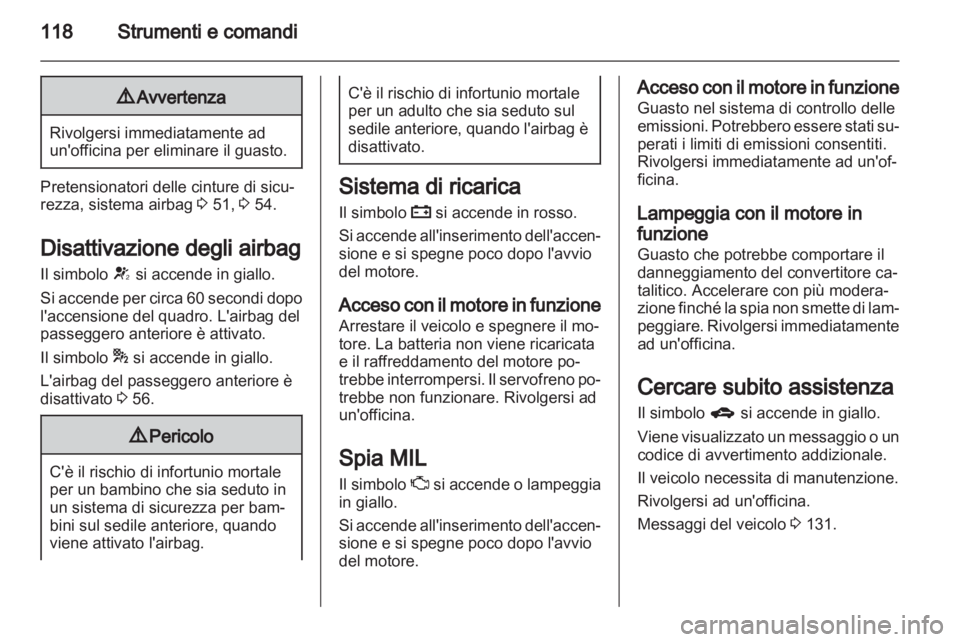 OPEL ASTRA J 2013.5  Manuale di uso e manutenzione (in Italian) 