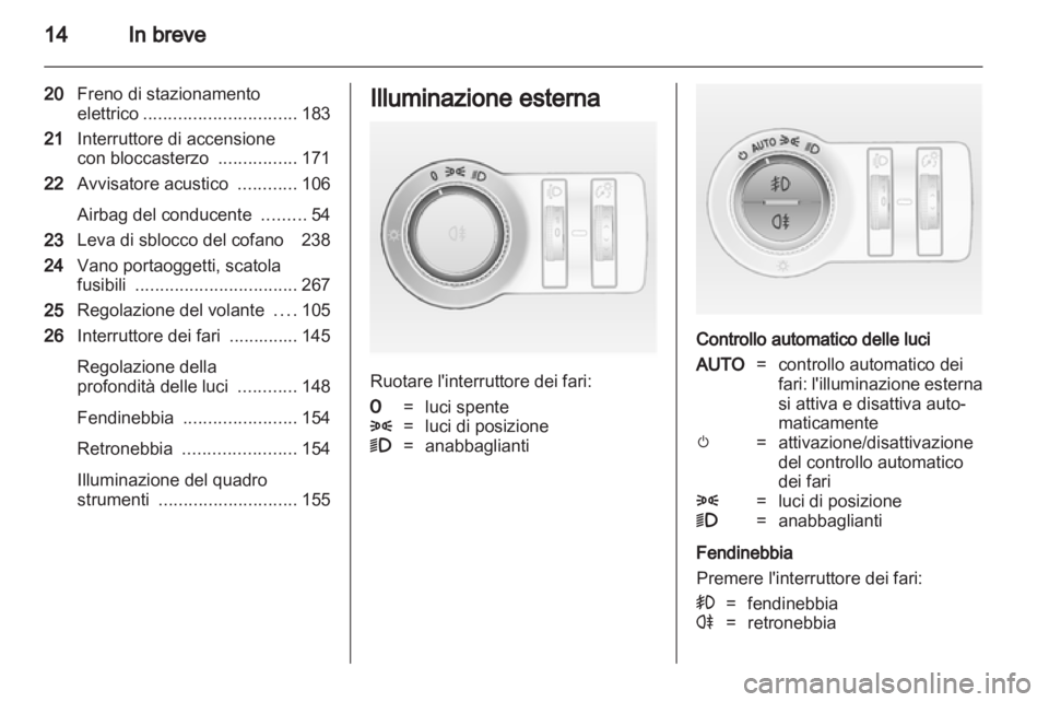 OPEL ASTRA J 2013.5  Manuale di uso e manutenzione (in Italian) 