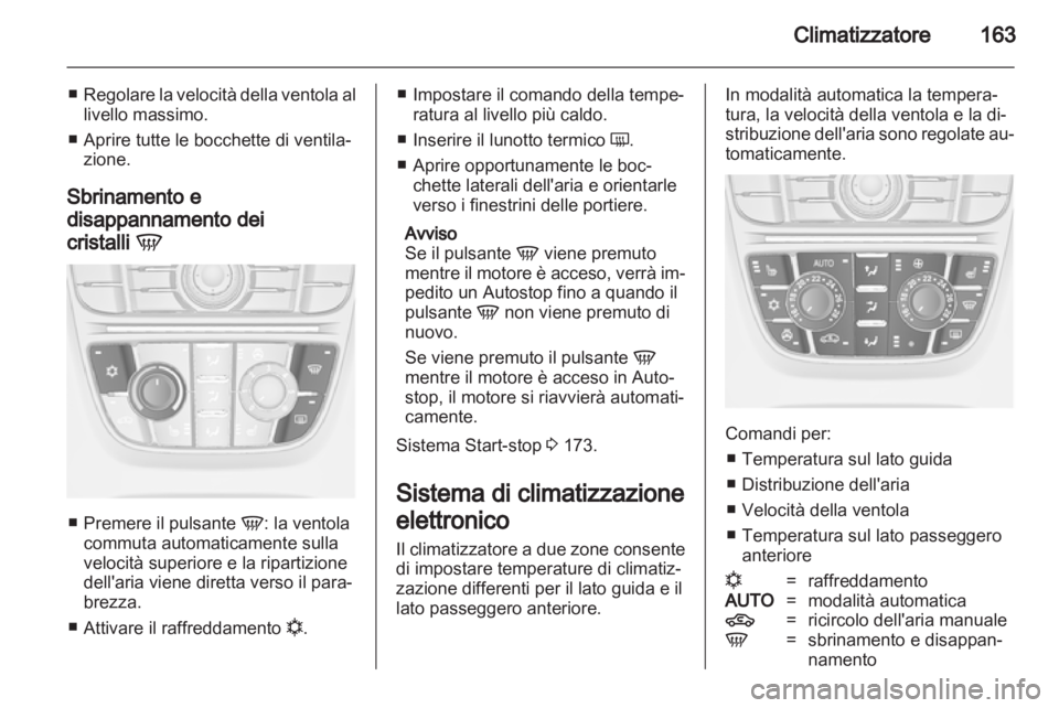 OPEL ASTRA J 2013.5  Manuale di uso e manutenzione (in Italian) 