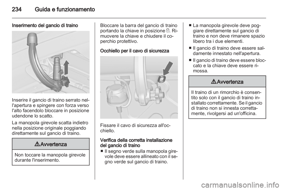 OPEL ASTRA J 2013.5  Manuale di uso e manutenzione (in Italian) 