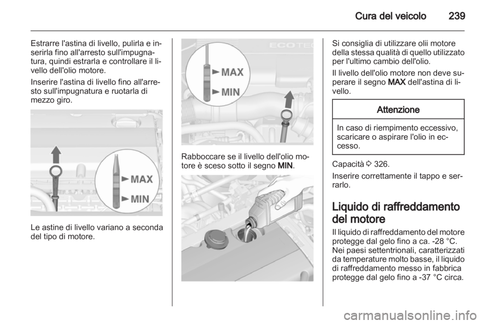 OPEL ASTRA J 2013.5  Manuale di uso e manutenzione (in Italian) 