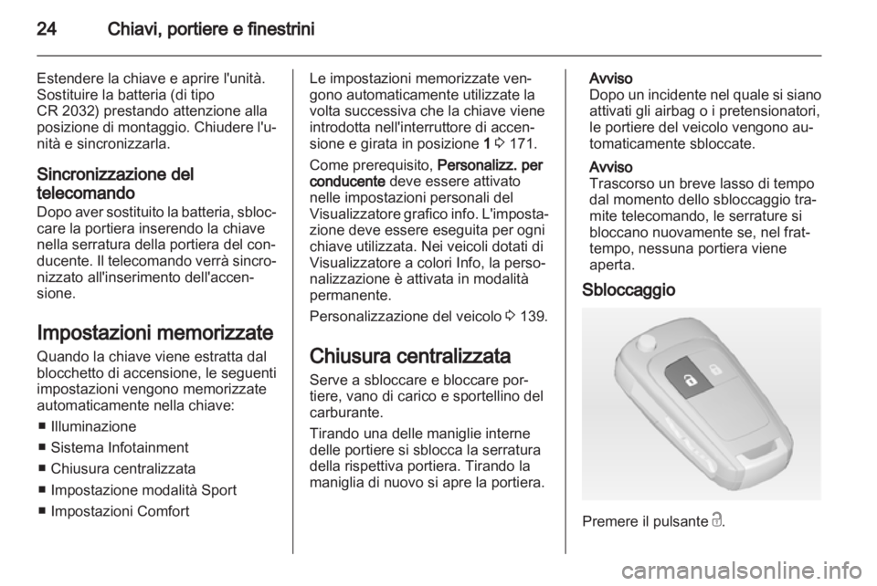 OPEL ASTRA J 2013.5  Manuale di uso e manutenzione (in Italian) 
