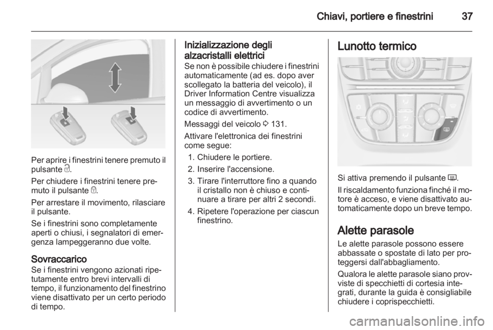 OPEL ASTRA J 2013.5  Manuale di uso e manutenzione (in Italian) 