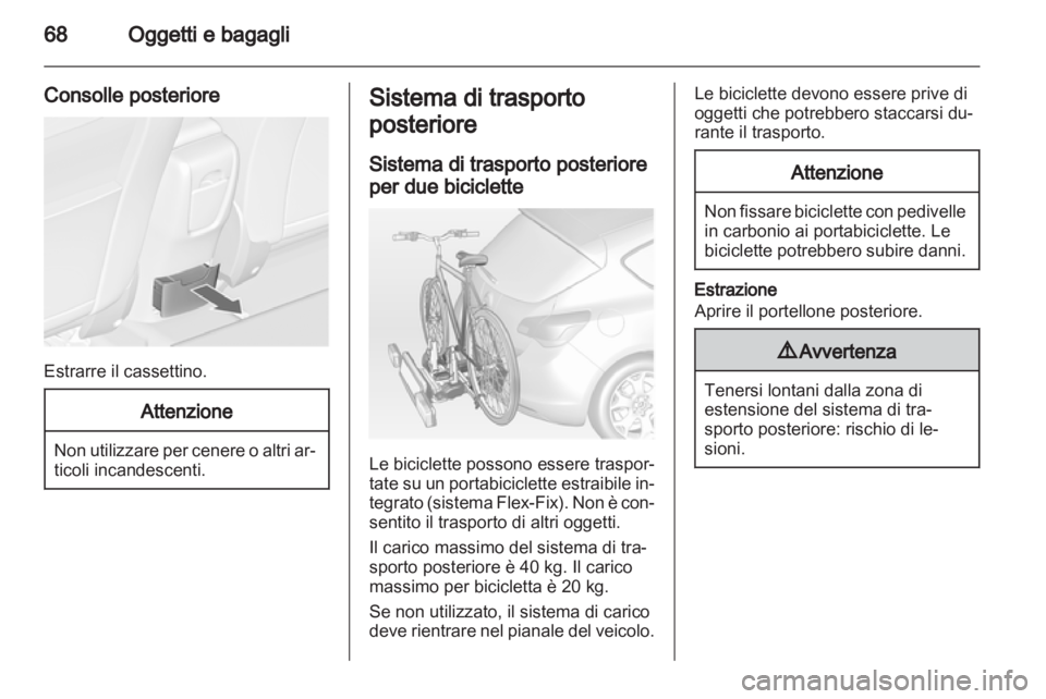 OPEL ASTRA J 2013.5  Manuale di uso e manutenzione (in Italian) 