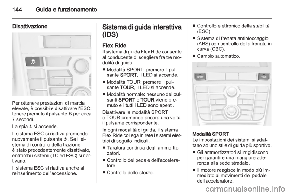 OPEL ASTRA J GTC 2012.5  Manuale di uso e manutenzione (in Italian) 