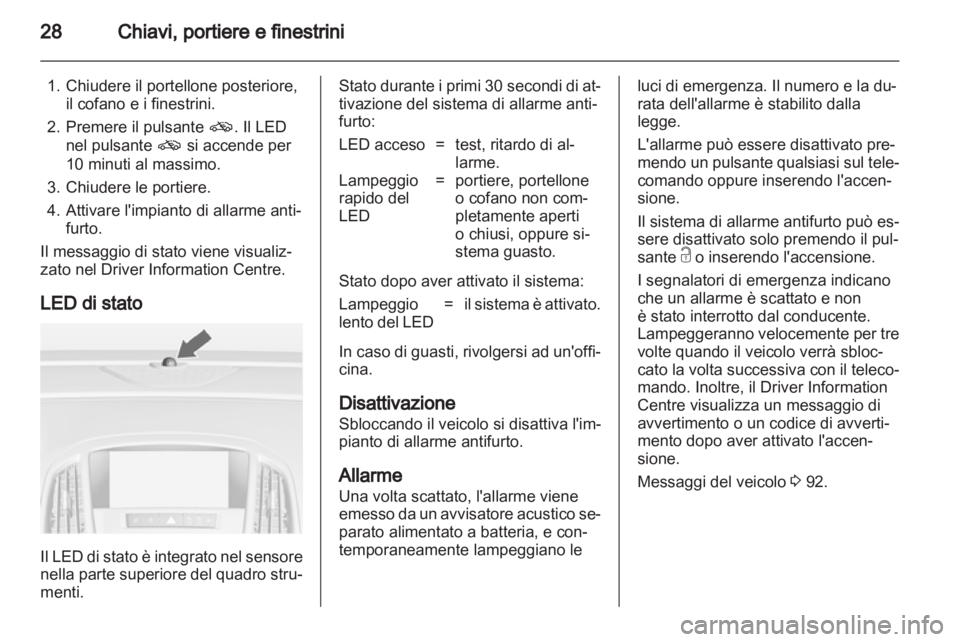OPEL ASTRA J GTC 2012.5  Manuale di uso e manutenzione (in Italian) 
