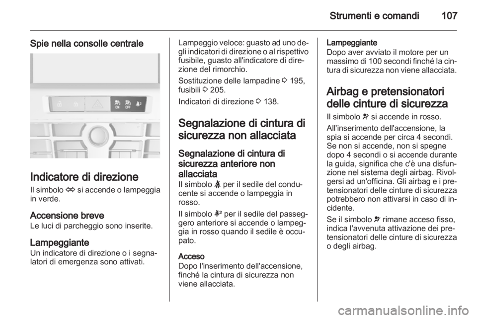 OPEL ASTRA J HB5 & ST 2012  Manuale di uso e manutenzione (in Italian) 