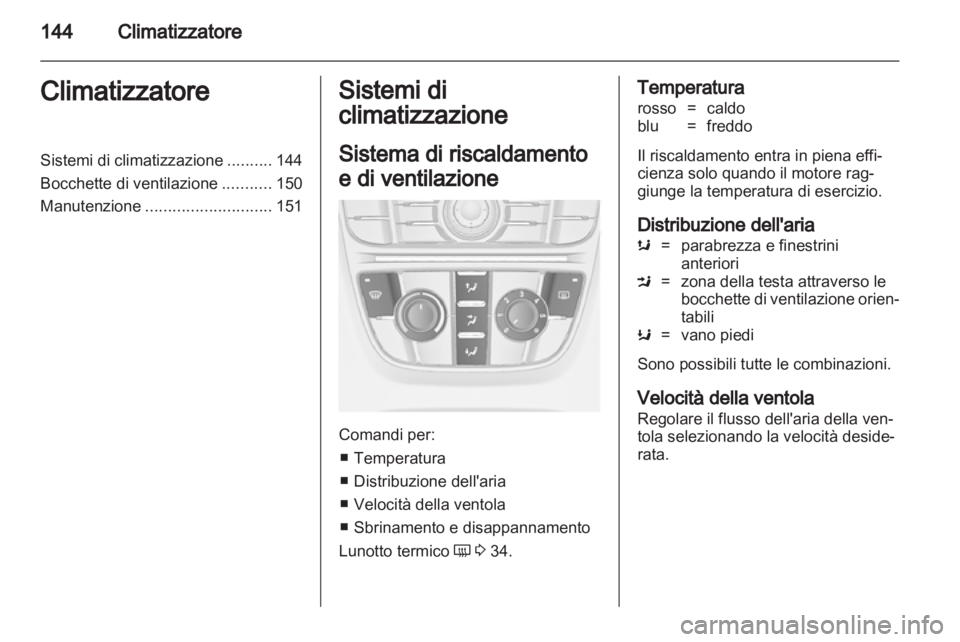 OPEL ASTRA J HB5 & ST 2012  Manuale di uso e manutenzione (in Italian) 