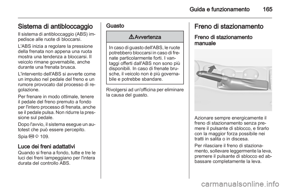 OPEL ASTRA J HB5 & ST 2012  Manuale di uso e manutenzione (in Italian) 