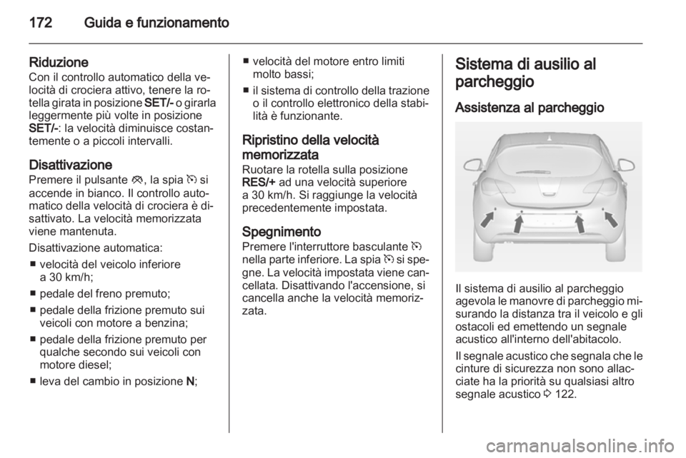 OPEL ASTRA J HB5 & ST 2012  Manuale di uso e manutenzione (in Italian) 