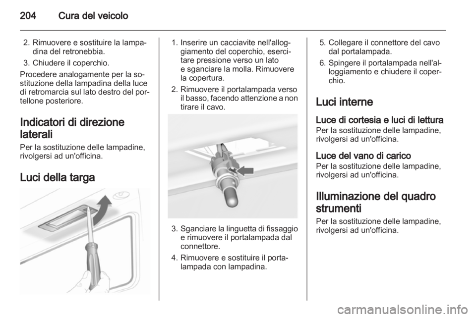 OPEL ASTRA J HB5 & ST 2012  Manuale di uso e manutenzione (in Italian) 