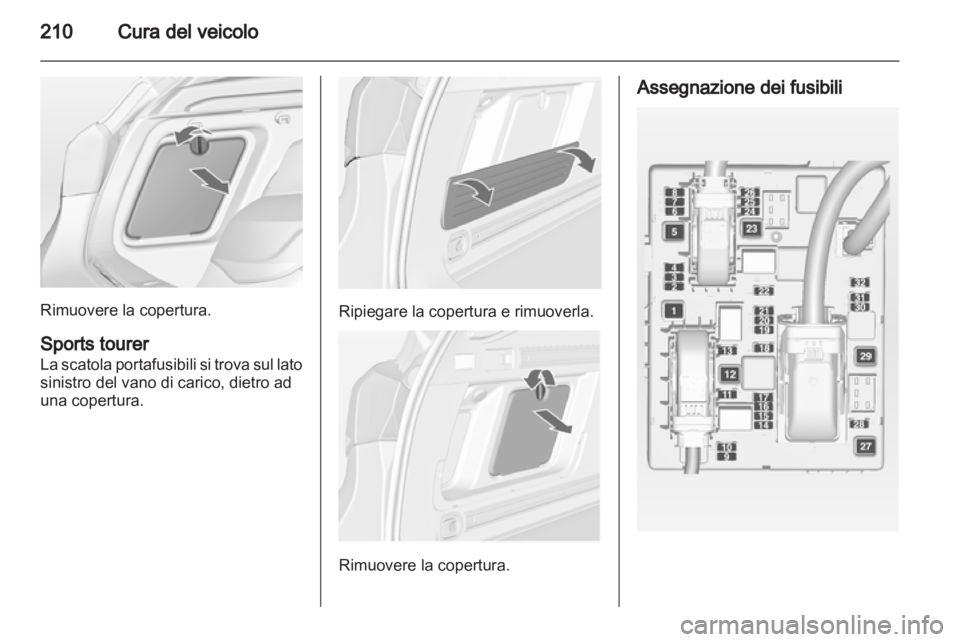OPEL ASTRA J HB5 & ST 2012  Manuale di uso e manutenzione (in Italian) 
