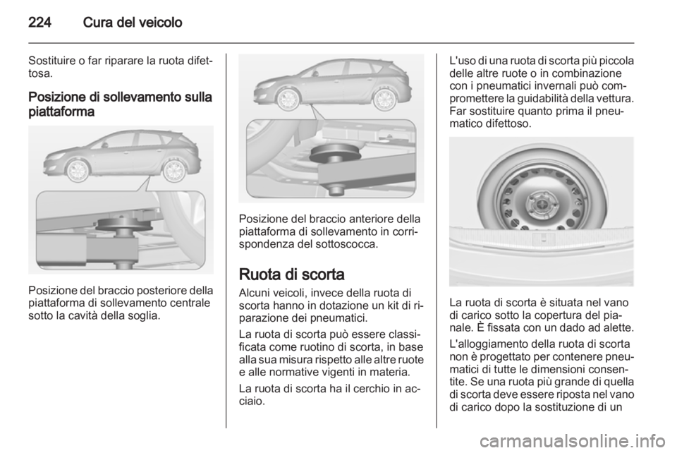 OPEL ASTRA J HB5 & ST 2012  Manuale di uso e manutenzione (in Italian) 