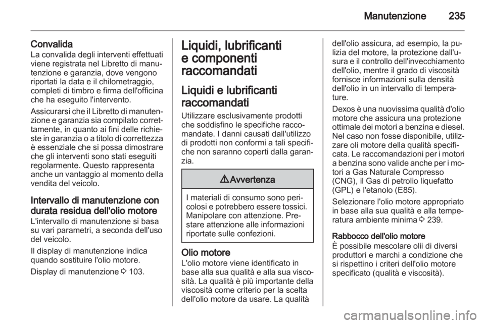 OPEL ASTRA J HB5 & ST 2012  Manuale di uso e manutenzione (in Italian) 